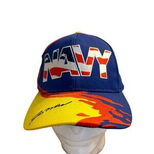 Roush Racing Exclusive Navy Nascar Baseball Hat Snapback Adjustable